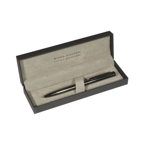 Ручка шар поворот BV Firenze футляр 20-0304/07 1мм син корпус ворон ст футляр к/з черн