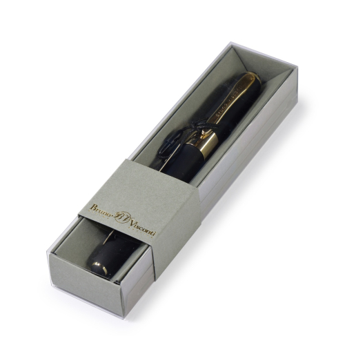 Ручка шар BV Monaco кор 20-0125/013 0,5мм син черн корпус сер