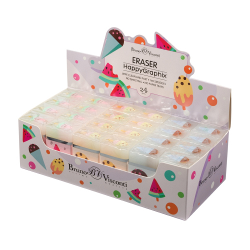 Ластик BV 42-0026 Happy Graphix Пломбирное мороженое