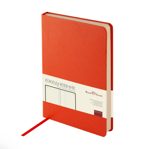 Ежедневник А5 к/з 160л BV MEGAPOLIS оранжевый 3-281/05 (М?)