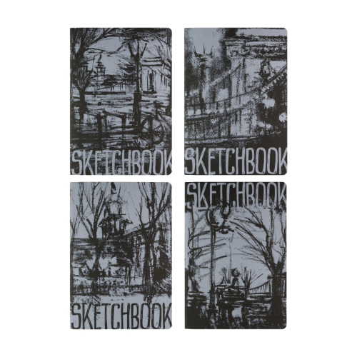 Скетчбук черн блок 145*210 40л сшивка 3-580/02 BV