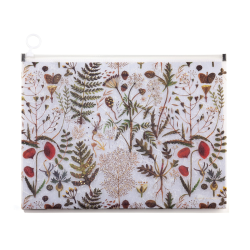 Папка-конверт на молнии А4 Альт 14-037/14 Луговые травы