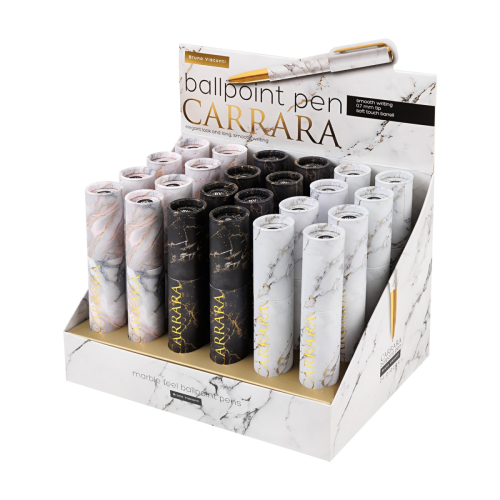 Ручка шар BV Dreamwrite тубус Carrara 20-0264/61 0,7мм син