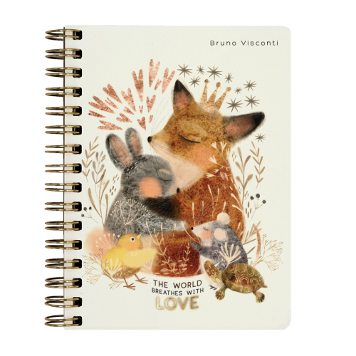 Записная книжка А6 т/о спираль 60л BV Любовь как она есть 7-60-005/06