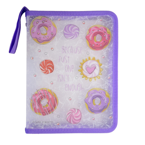 Папка для тетрадей А5 круг 1отд Альт 14-031/08 Сладкое настроение Пончики (Ф?)