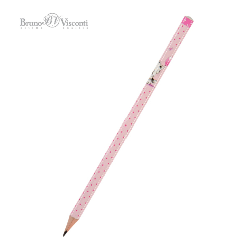 Карандаш ч/г BV Happy Graphix 21-0030/09 Котенок с шариком НВ