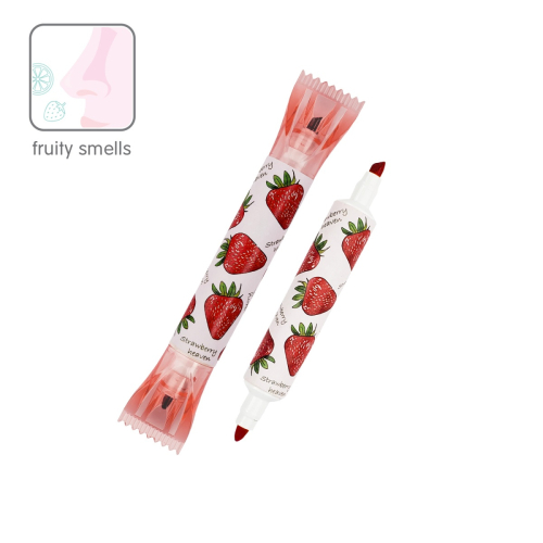 Маркер текстовой двустор 2мм/5мм круг/кос BV Tutti Frutti арома клубн 22-0143