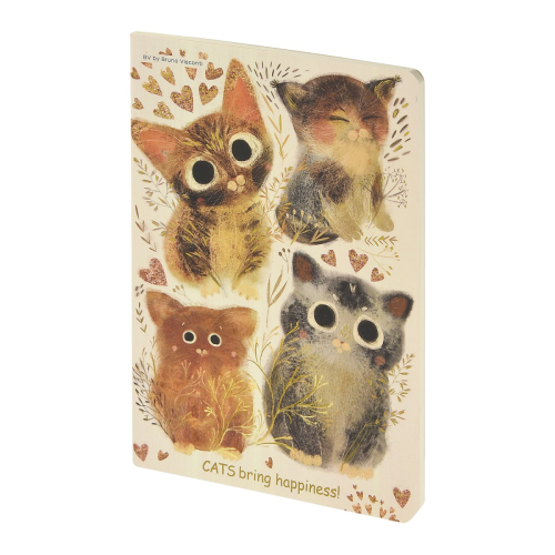 Тетрадь А5 40л Котики Счастье 7-40-001/146 BV