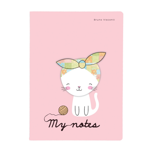 Тетрадь А4 60л Cat and ball 7-60-001/02 Bruno Visconti тон бл