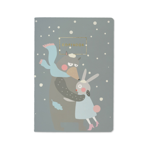 Тетрадь А5 40л Обнимашки 7-40-124  Bruno Visconti