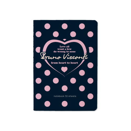 Записная книжка А6 м/о 32л BV From heart to heart 7-32-001/144