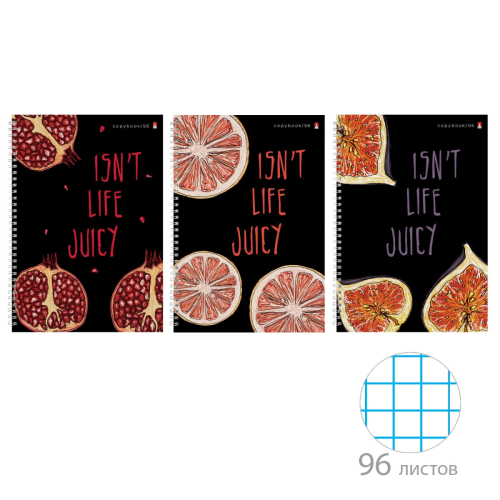 Тетрадь А4 96л спираль Juicy Life 7-96-1121 Альт
