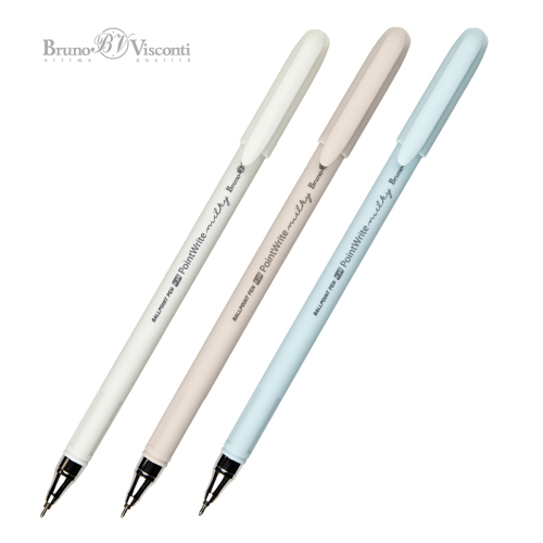 Ручка шар BV PointWrite Milky 20-0408 0,38мм син