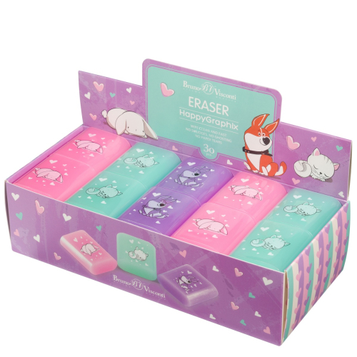 Ластик BV 42-0014 Happy Graphix Pastel