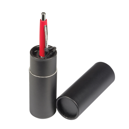 Ручка шар авто BV San Remo тубус карт 20-0249/17-12 1мм син корп красн тубус черн