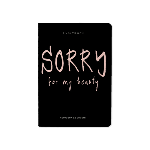 Записная книжка А6 м/о 32л BV Sorry 7-32-001/17