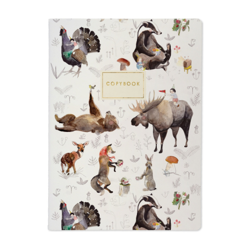 Тетрадь А4 60л Лесные зверушки 7-60-001/06 Bruno Visconti