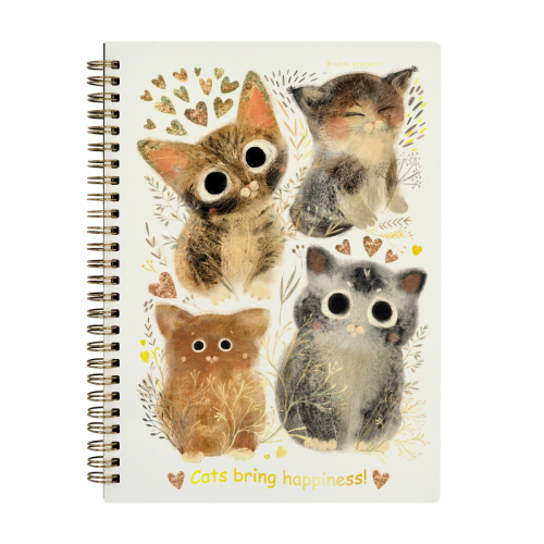 Тетрадь А4 т/о 60л спираль Счастье 7-60-007/07 BV