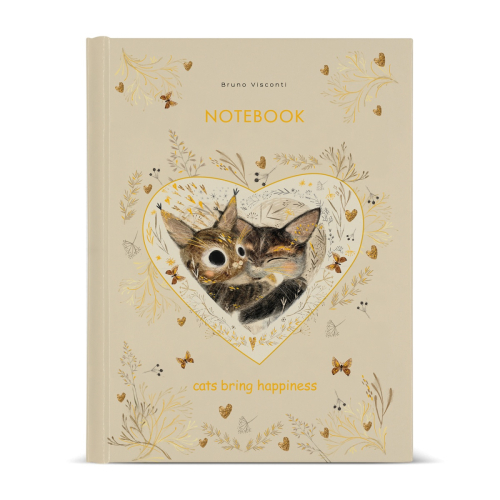 Тетрадь на кольцах 80л Альт Котики приносят счастье 7-80-634/06