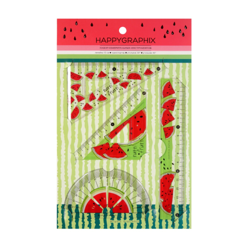 Набор геометрический 15см BV Happygraphix 45-0017/01 Арбуз (Н?, М?)