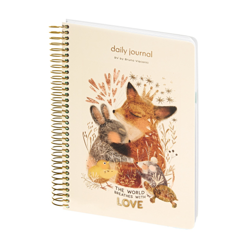 Ежедневник А5 т/о спираль 136л BV Love Me Любовь Как Она Есть 3-701/16