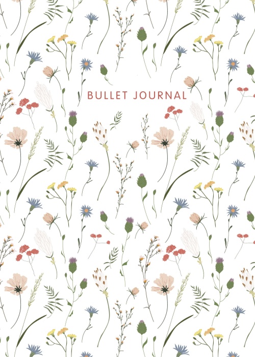 Блокнот в точку: Bullet Journal (полевые цветы, 120 c., пружина)