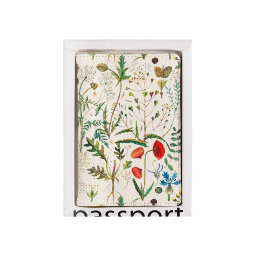 Обложка для паспорта к/з Альт Flora Луговые Травы 3-620/01