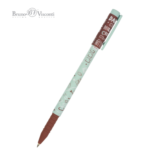 Ручка шар BV FunWrite Coffee Time Мятный капучино 20-0212/69 0.5мм син