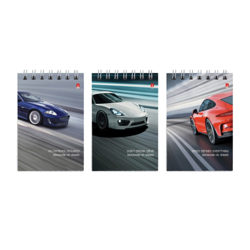 Блокнот А7 40л спираль Машины мечты 3-40-008Д  Альт