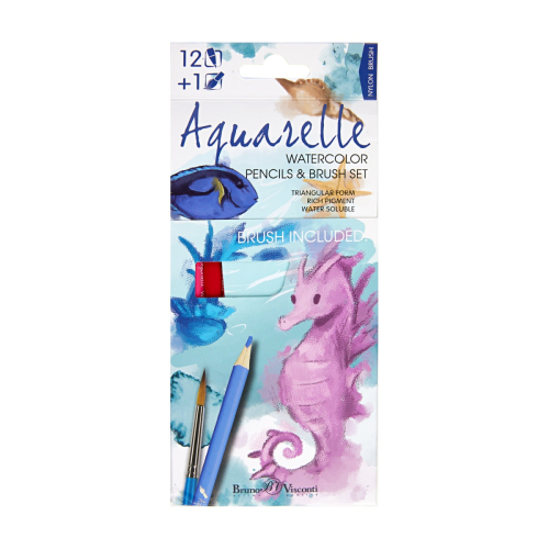 Набор акварельных карандашей 12цв BV 30-0134 Dream World