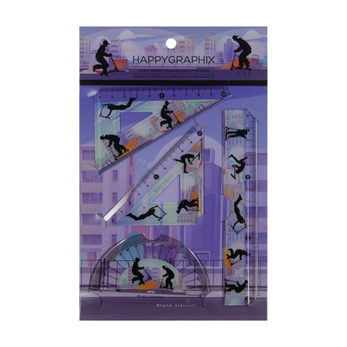 Набор геометрический 15см BV Happygraphix 45-0017/03 самокаты