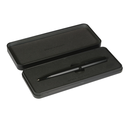 Ручка шар авто BV Sorrento футл 20-0247/13 1мм син корпус черн матов футляр мет черн