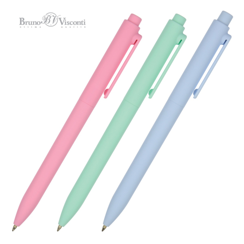 Ручка шар авто BV Softclick Zefir 20-0105 0,7мм син