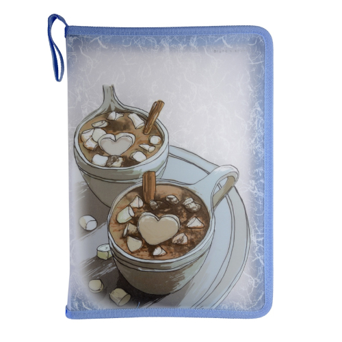 Папка для тетрадей А4 круг 1отд Альт 14-032/06 Кофемания Горячий шоколад