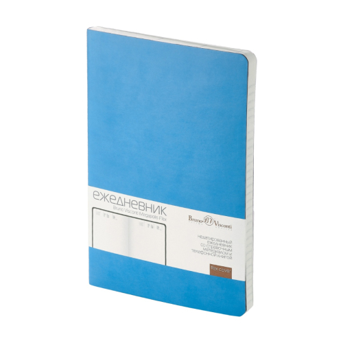 Ежедневник А5 к/з 136л Альт MEGAPOLIS Flex  небесно-голубой 3-531/22