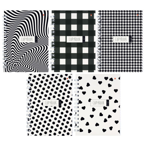 Блокнот А6 80л спираль Микс 3-80-032 Альт