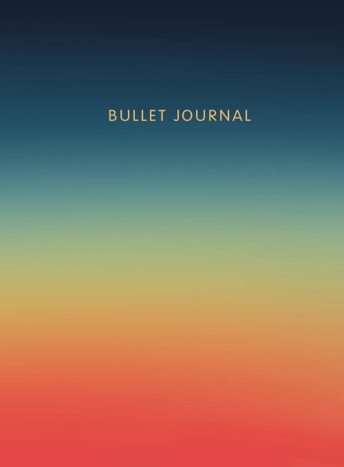 Блокнот в точку: Bullet Journal (закат, 160 c., с наклейками)