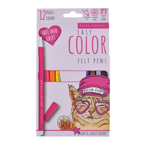 Фломастеры 12цв BV 32-0060 Еasycolor