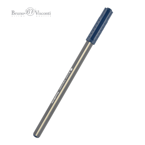 Ручка шар однораз BV FreeWrite Grey 20-0327/02 0.7мм син +