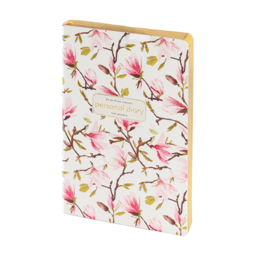 Ежедневник А5 к/з фотопеч гиб 128л BV Цветы Фантазия золотой обрез 3-743/13