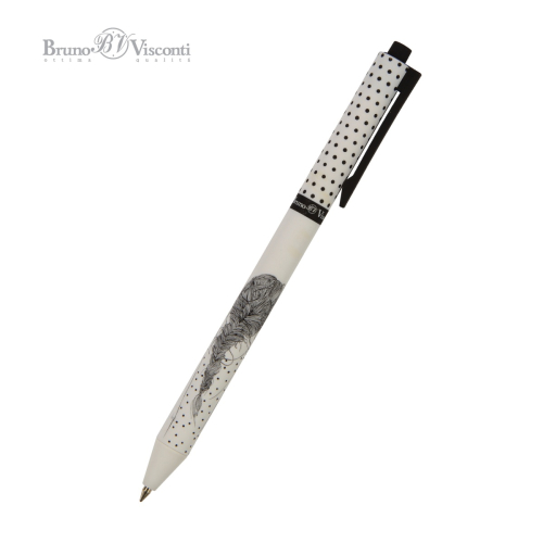 Ручка шар авто BV ArtClick Девушка с косичкой 20-0281/12 0.5мм син (24шт)