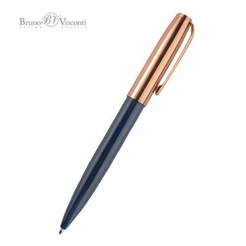 Ручка шар поворот BV Napoli 20-0383/01 1мм син корпус синий роз зол+