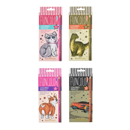 Набор карандашей 12цв 1кат BV 30-0060 Funcolor пластик