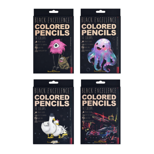 Набор карандашей 18цв 2кат BV 30-0098 Blackwoodcolor пластик