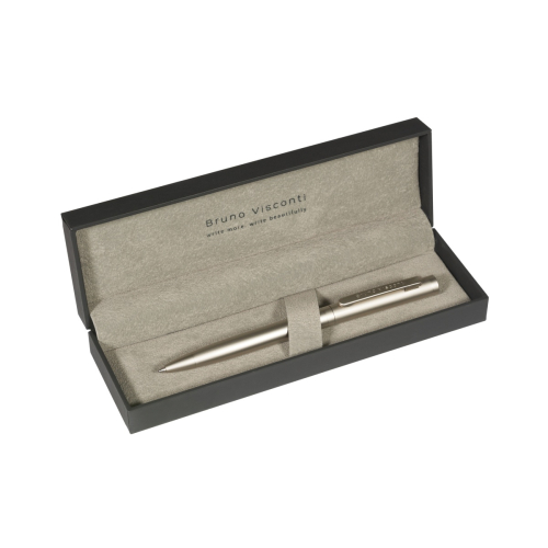 Ручка шар поворот BV Firenze футляр 20-0303/07 1мм син корпус шампань футляр к/з черн