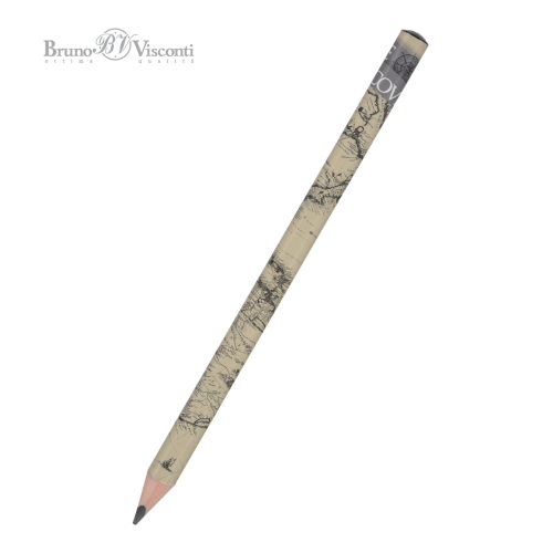 Карандаш ч/г BV Happy Graphix Jumbo 21-0062/16 Карта Мира 4В