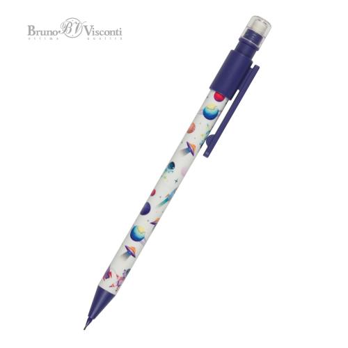 Карандаш мех рис 0,7мм BV HappyGraphix Космос 21-0042/22 с ласт