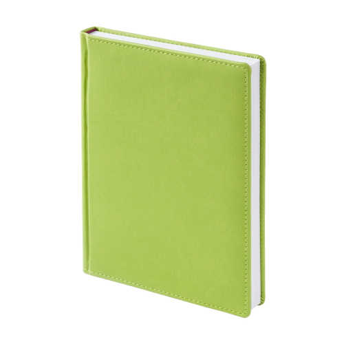 Ежедневник А5 к/з 136л Альт Velvet салатовый 3-115/08