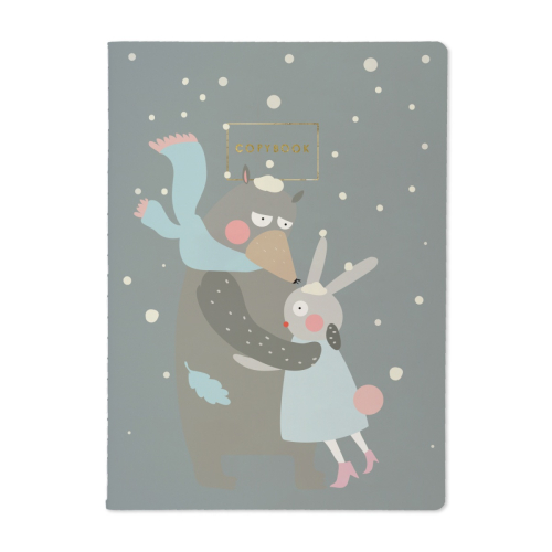 Тетрадь А4 60л Обнимашки 7-60-001/10 Bruno Visconti