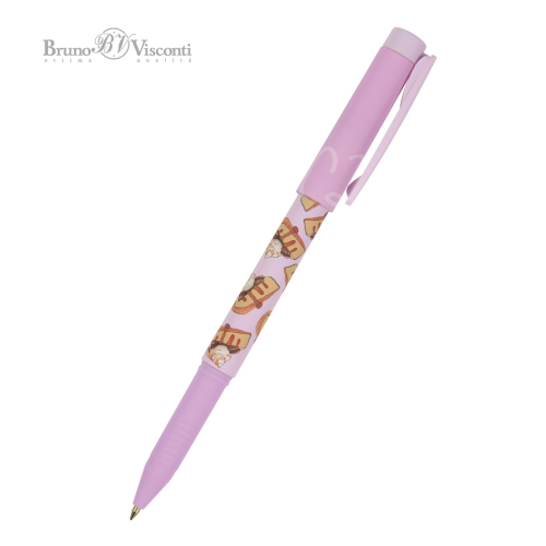 Ручка шар BV FreshWrite Кофемания Чизкейк 20-0214/87 0.7мм син